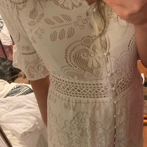Lace Off-white Dress